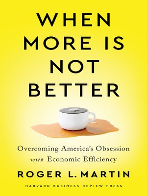 cover image of When More Is Not Better